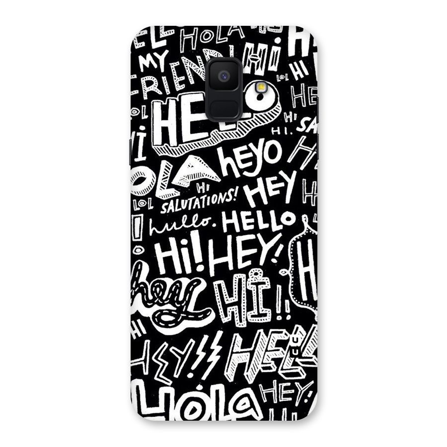 My Friend Back Case for Galaxy A6 (2018)