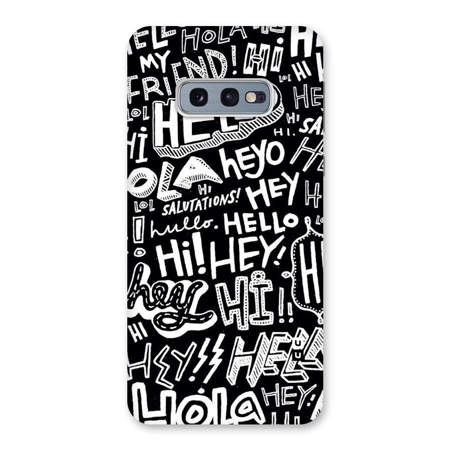 My Friend Back Case for Galaxy S10e