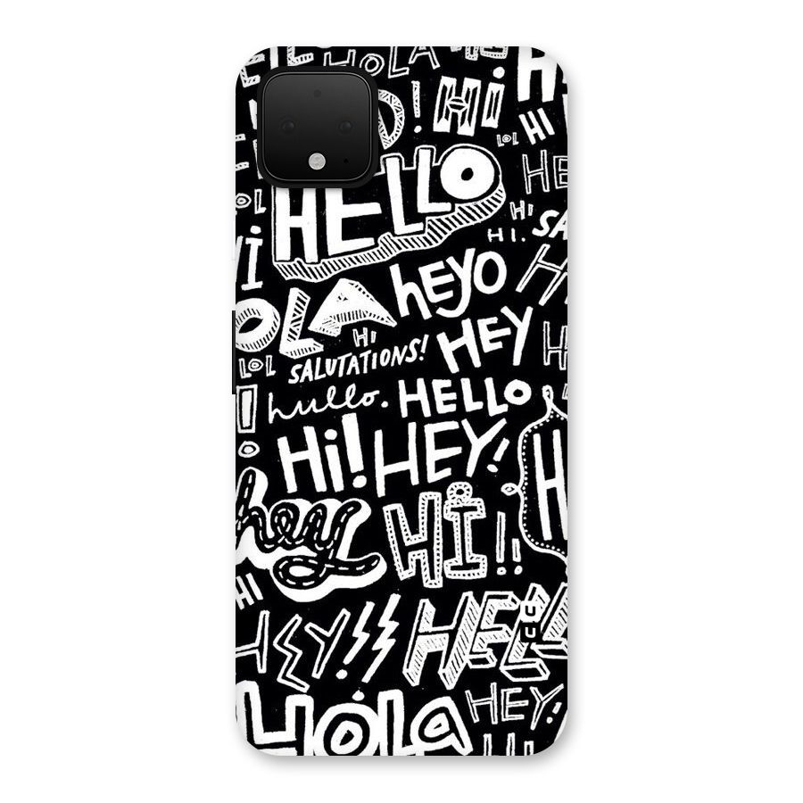 My Friend Back Case for Google Pixel 4 XL