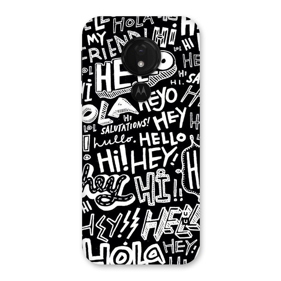 My Friend Back Case for Moto G7 Power