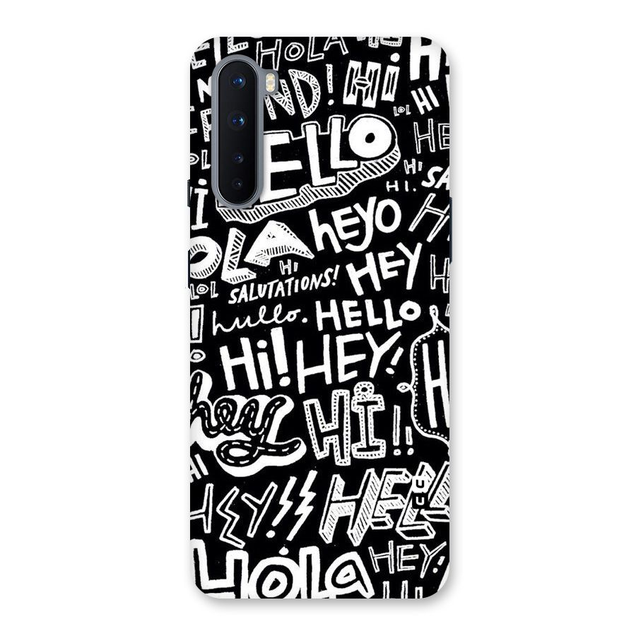 My Friend Back Case for OnePlus Nord