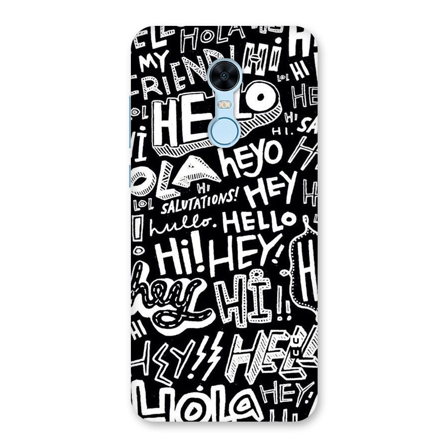 My Friend Back Case for Redmi Note 5