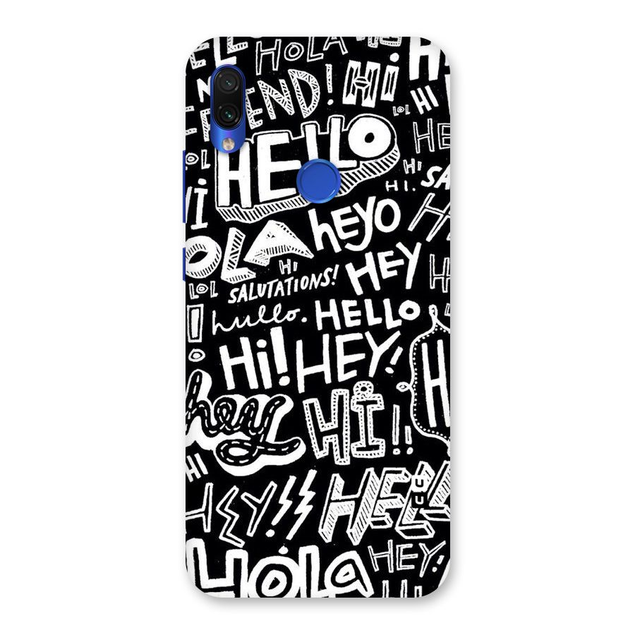 My Friend Back Case for Redmi Note 7S