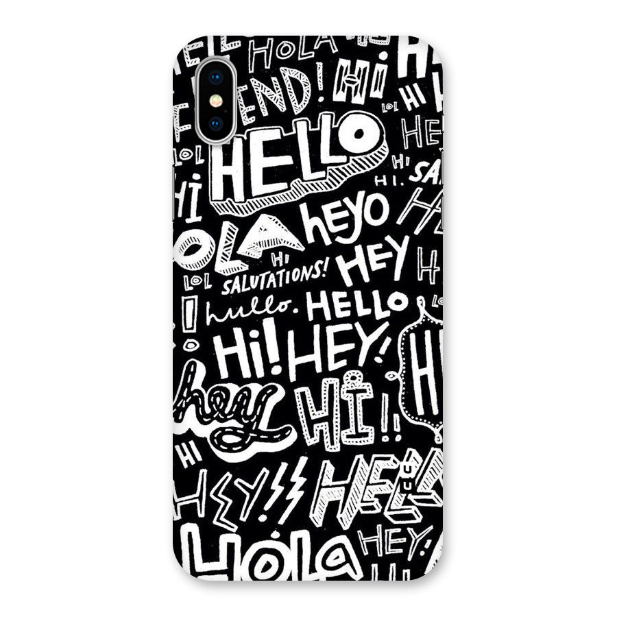 My Friend Back Case for iPhone XS