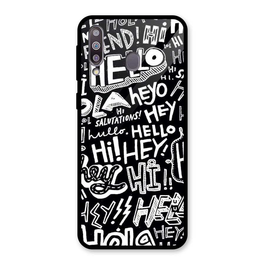 My Friend Glass Back Case for Galaxy M30