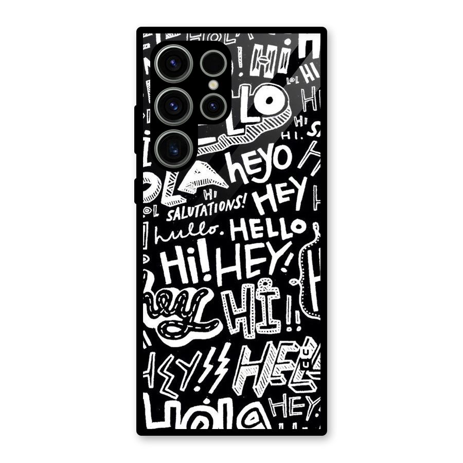 My Friend Glass Back Case for Galaxy S23 Ultra