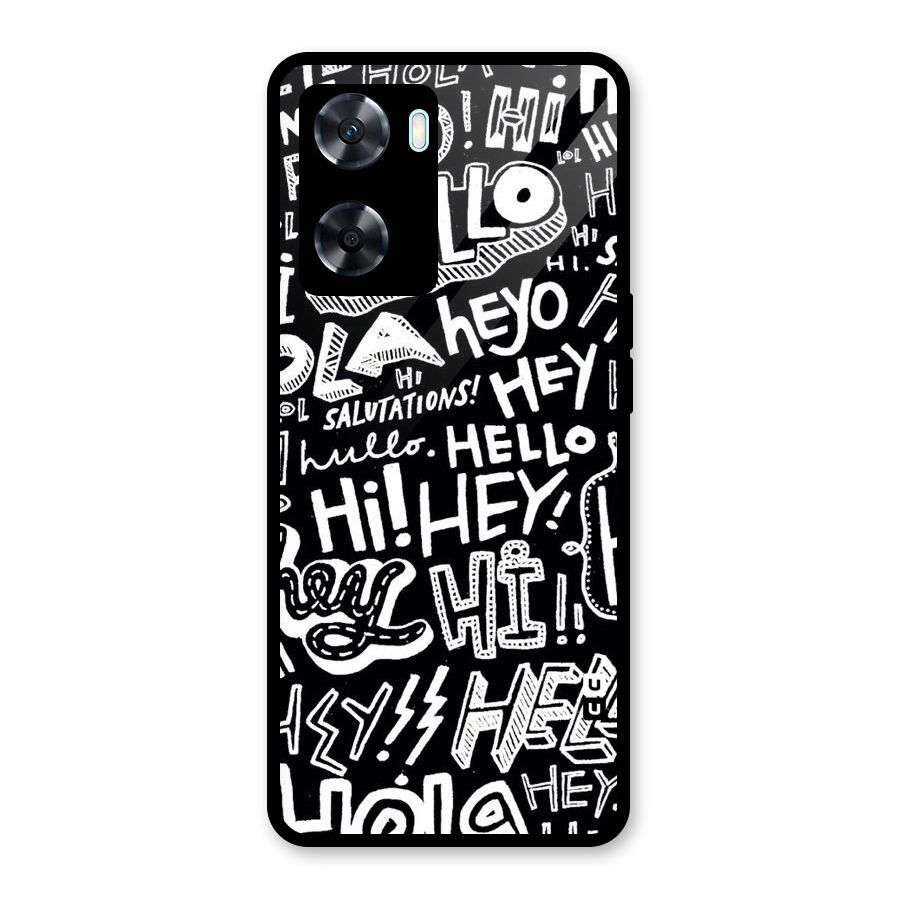 My Friend Glass Back Case for Oppo A77