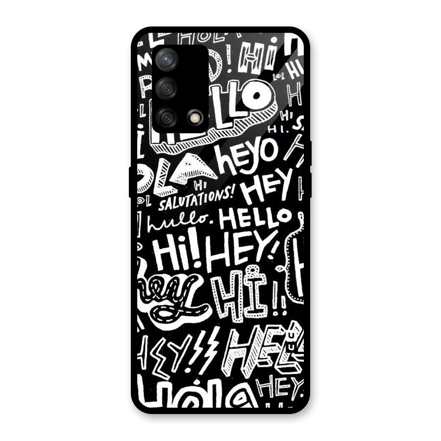My Friend Glass Back Case for Oppo F19