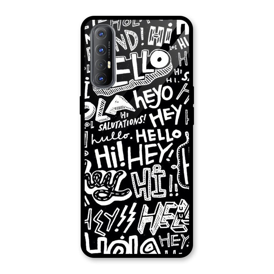 My Friend Glass Back Case for Oppo Reno3 Pro