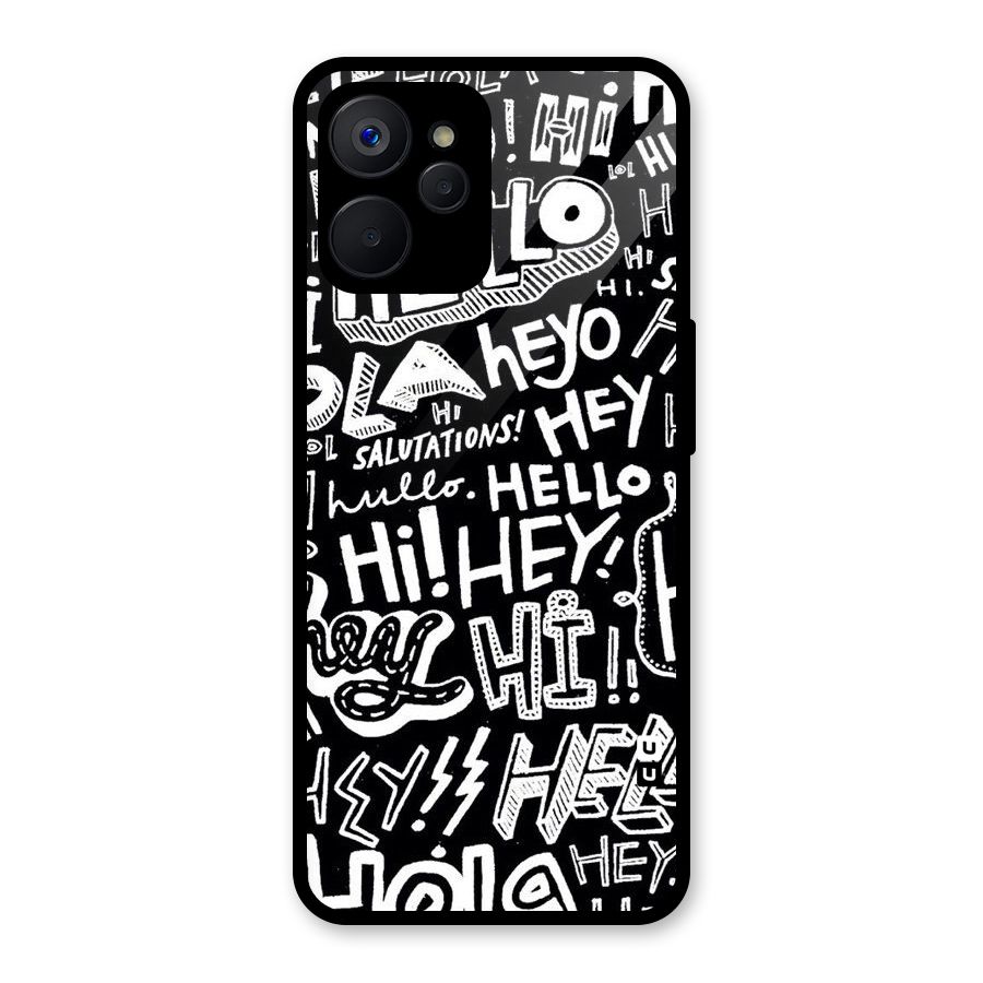 My Friend Glass Back Case for Realme 9i 5G