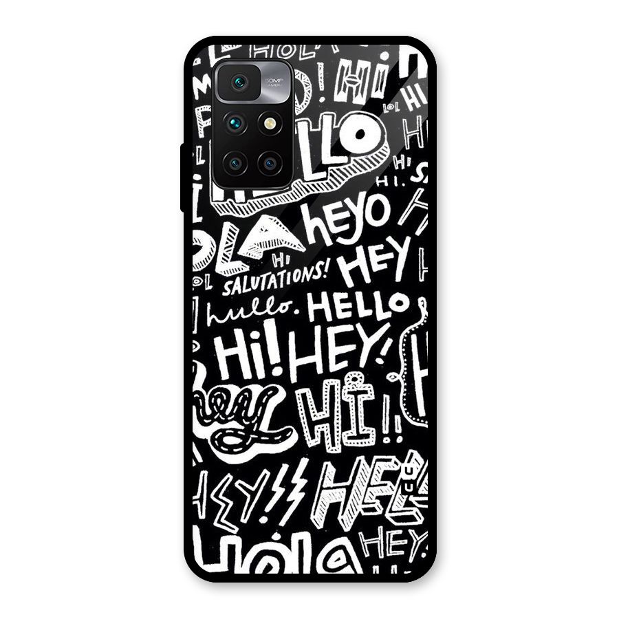 My Friend Glass Back Case for Redmi 10 Prime