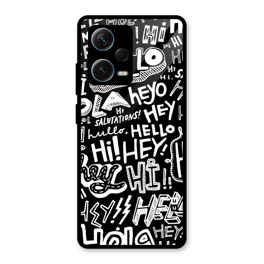 My Friend Glass Back Case for Redmi Note 12 Pro Plus 5G