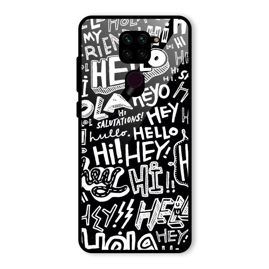 My Friend Glass Back Case for Redmi Note 9