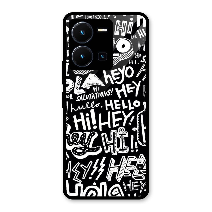 My Friend Glass Back Case for Vivo Y35