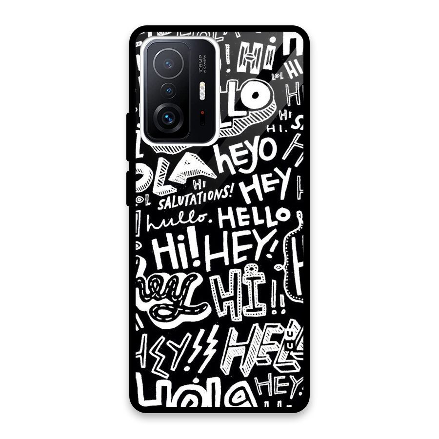 My Friend Glass Back Case for Xiaomi 11T Pro