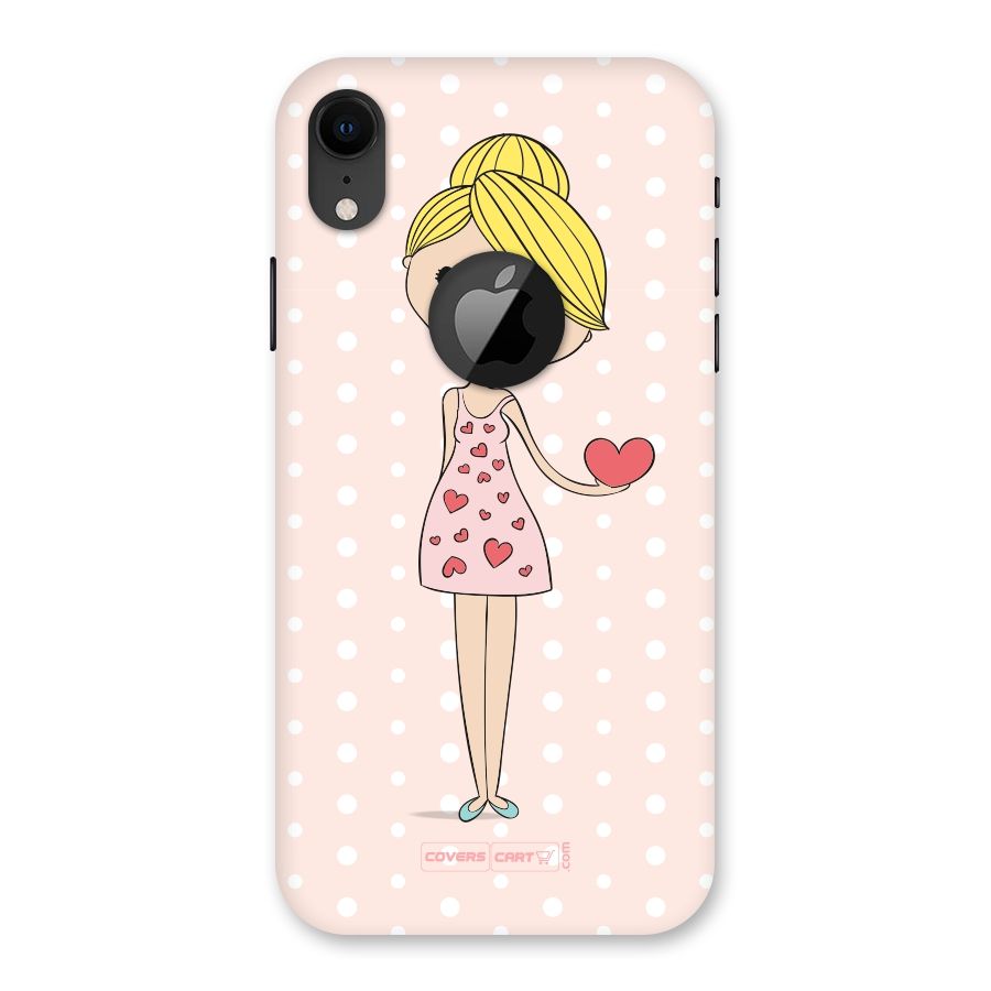 My Innocent Heart Back Case for iPhone XR Logo Cut