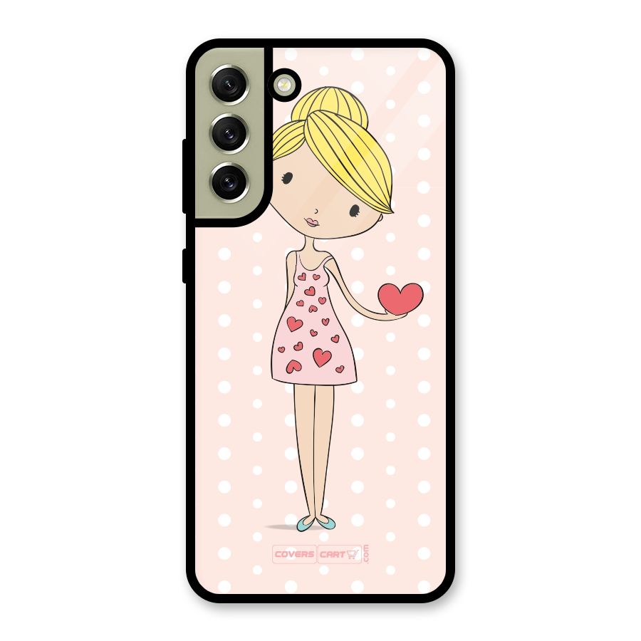 My Innocent Heart Glass Back Case for Galaxy S21 FE 5G