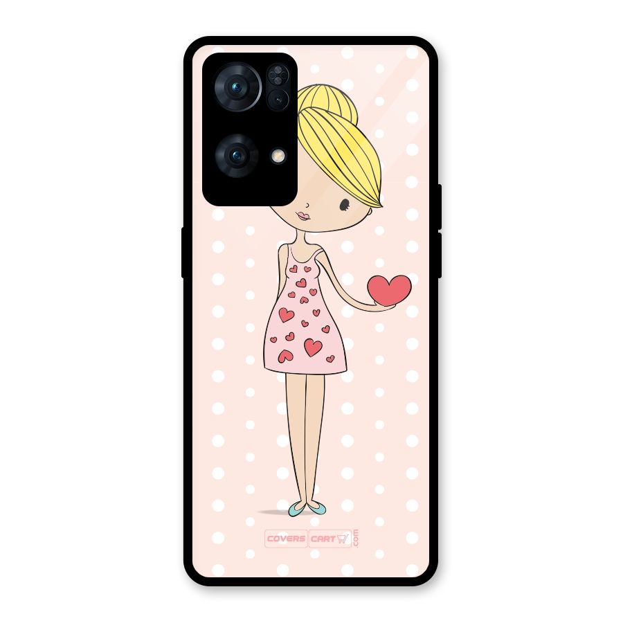 My Innocent Heart Glass Back Case for Oppo Reno7 Pro 5G