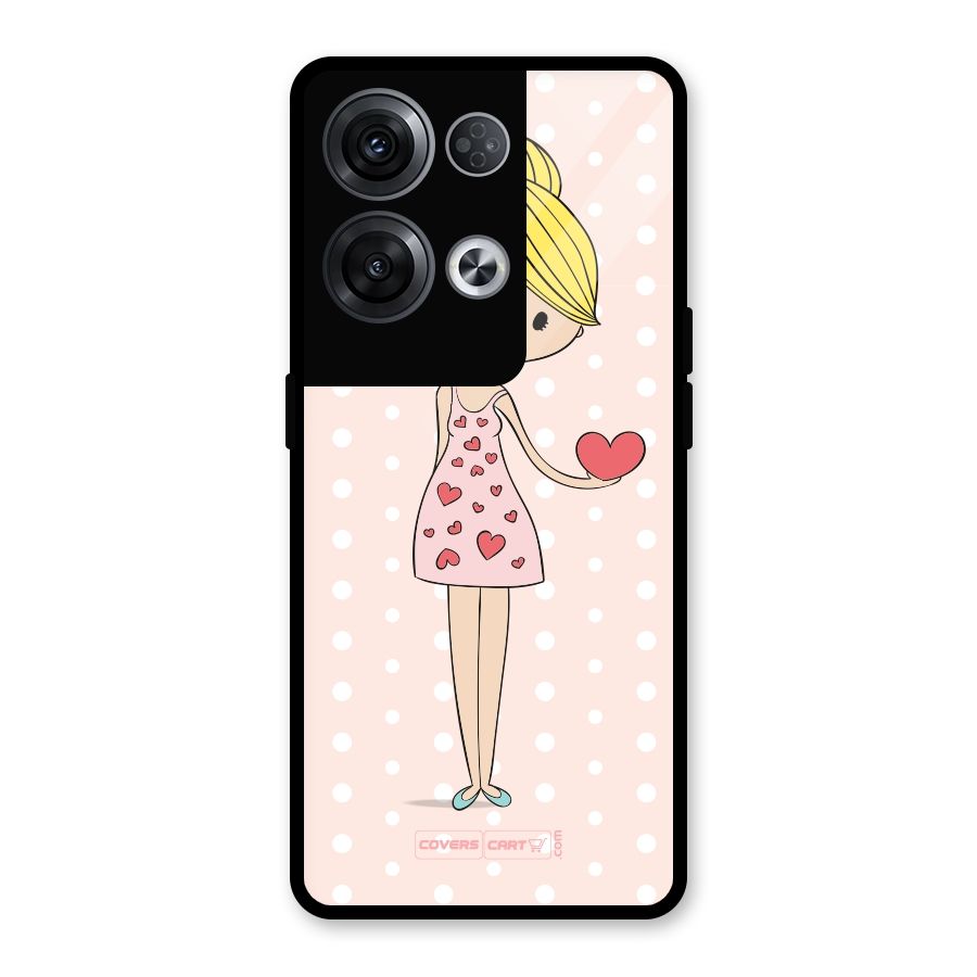 My Innocent Heart Glass Back Case for Oppo Reno8 Pro 5G