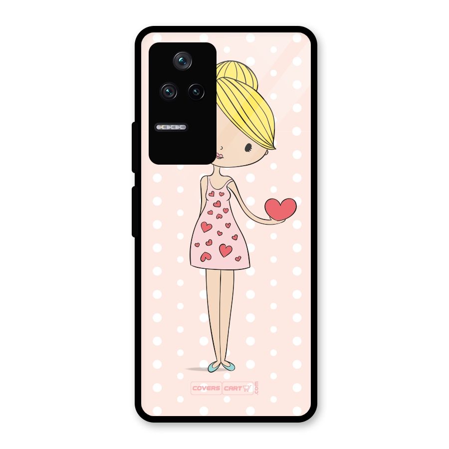 My Innocent Heart Glass Back Case for Poco F4 5G