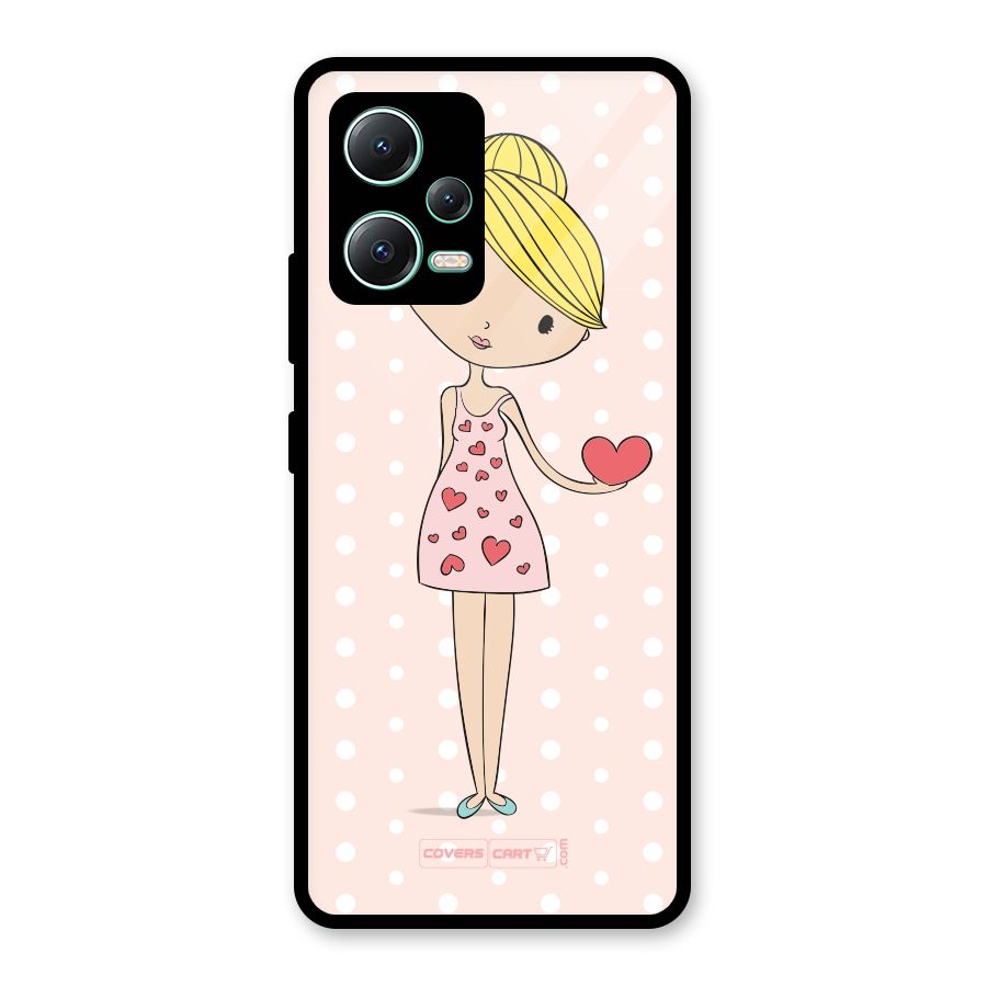 My Innocent Heart Glass Back Case for Redmi Note 12 5G