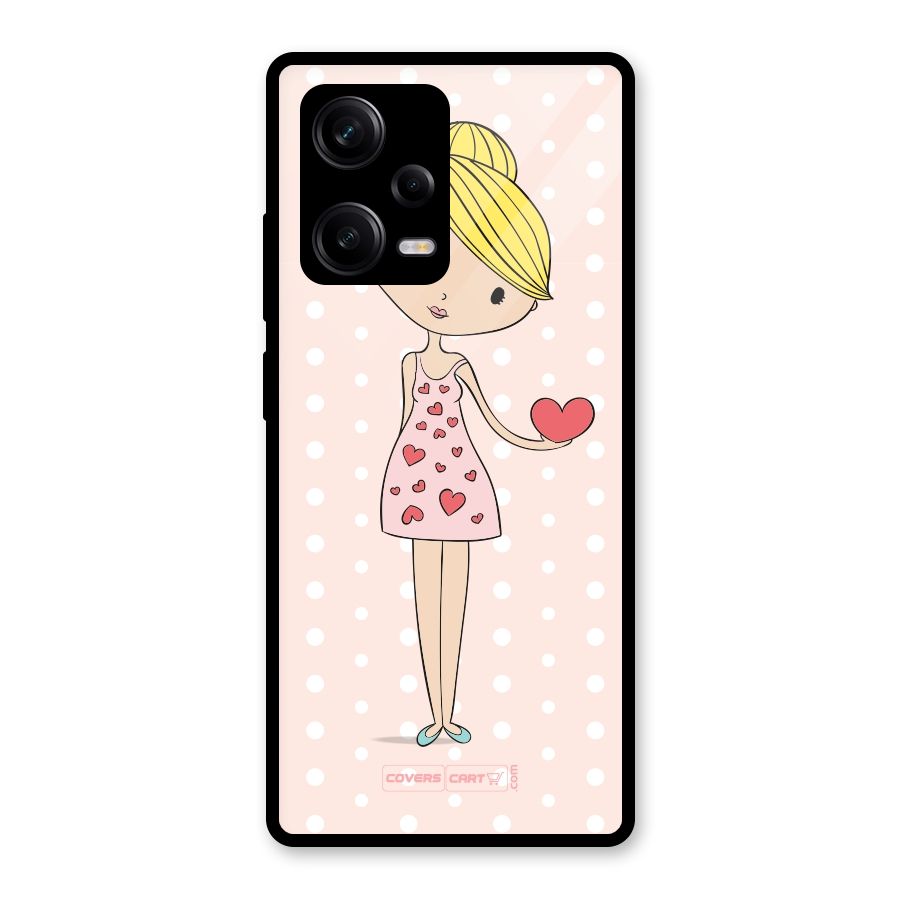My Innocent Heart Glass Back Case for Redmi Note 12 Pro