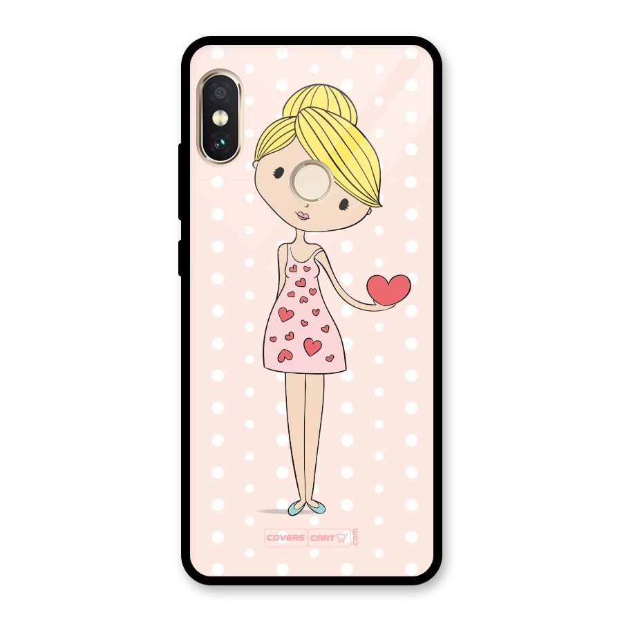 My Innocent Heart Glass Back Case for Redmi Note 5 Pro