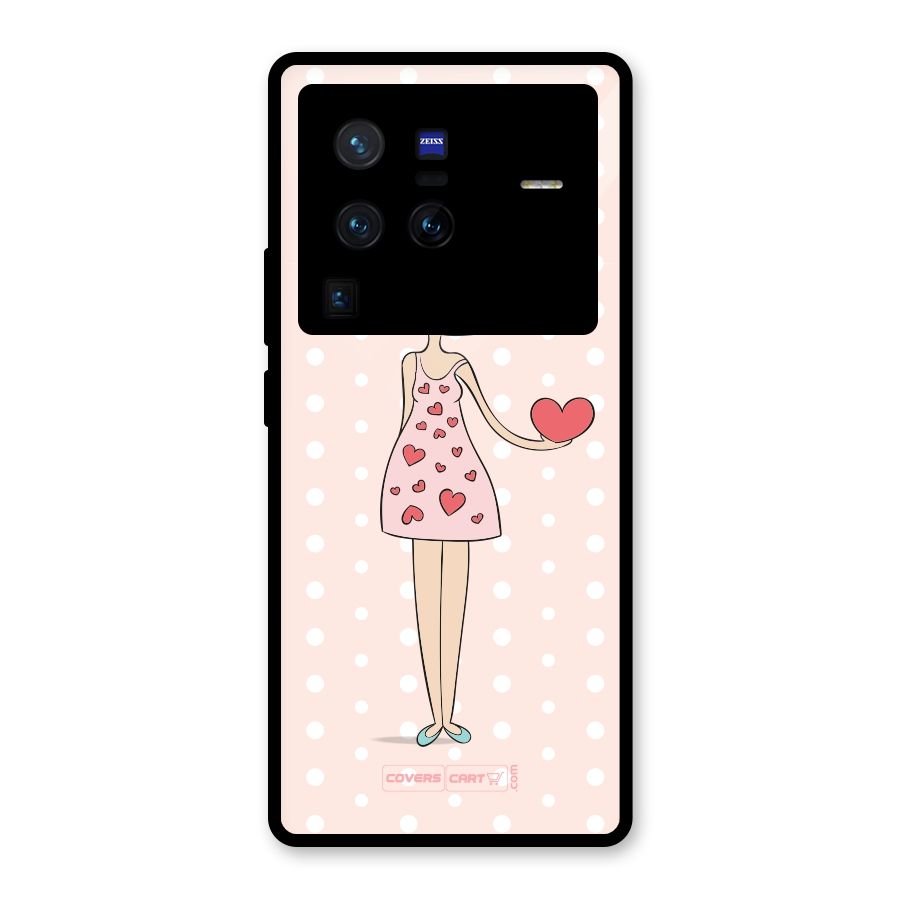 My Innocent Heart Glass Back Case for Vivo X80 Pro