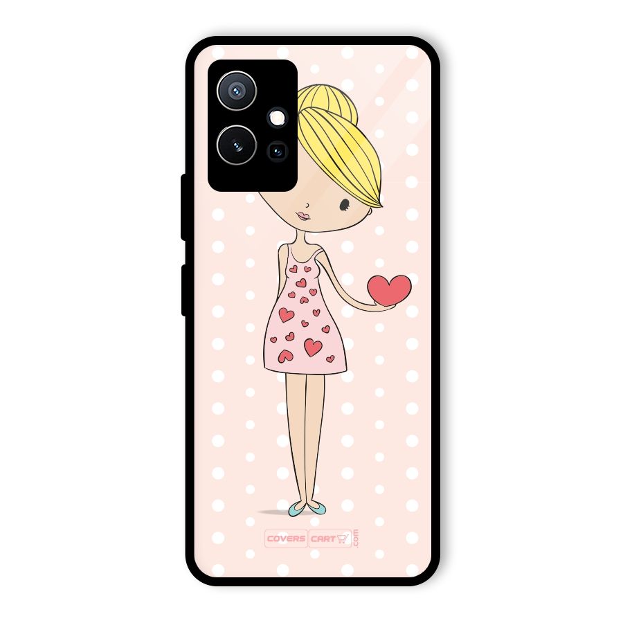 My Innocent Heart Glass Back Case for Vivo Y75 5G