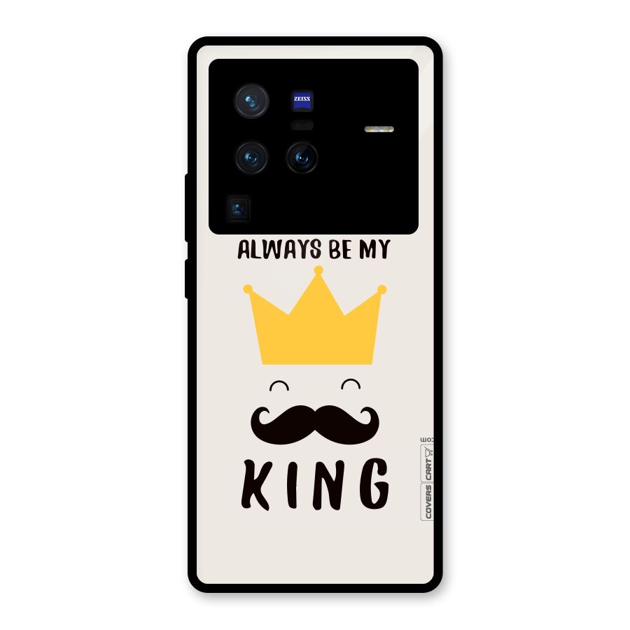 My King Dad Glass Back Case for Vivo X80 Pro