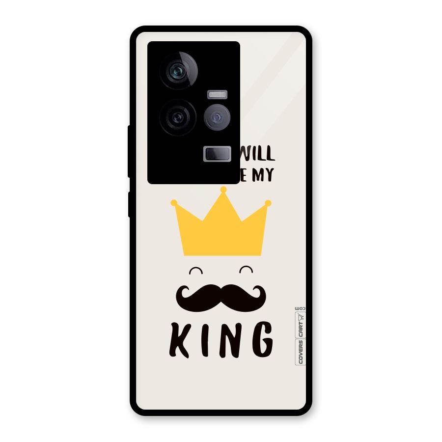 My King Dad Glass Back Case for Vivo iQOO 11 5G