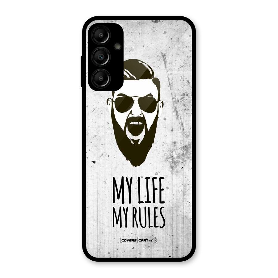 My Life My Rules Glass Back Case for Galaxy A14 5G