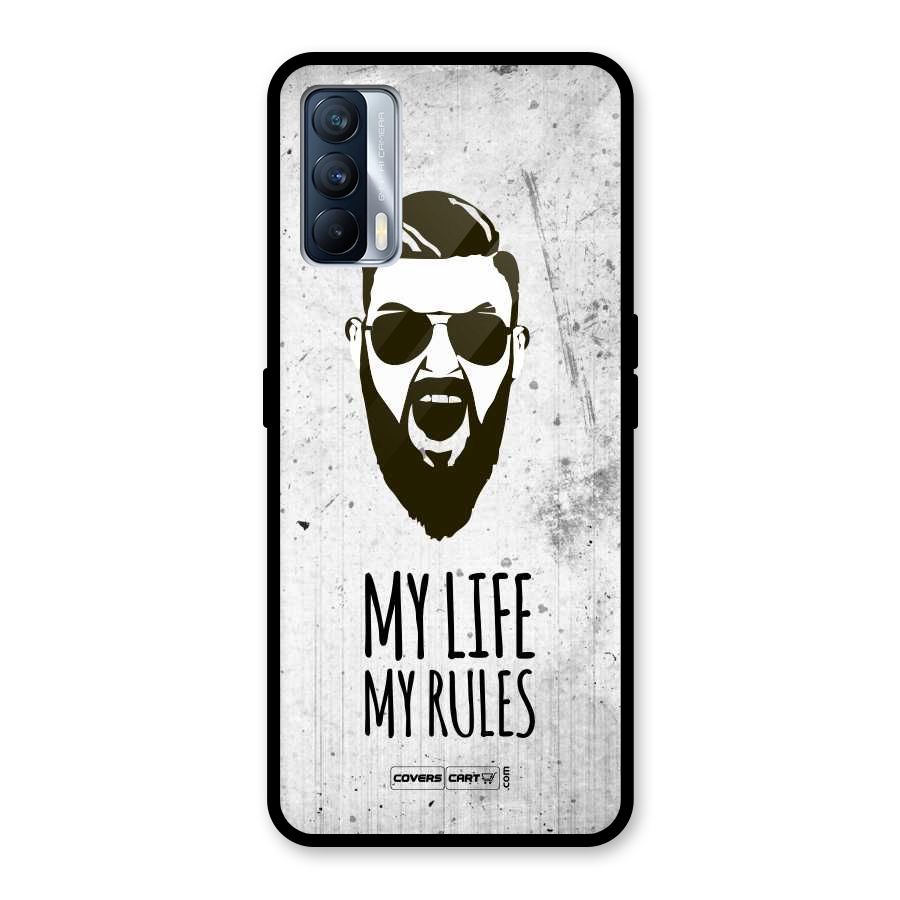 My Life My Rules Glass Back Case for Realme X7