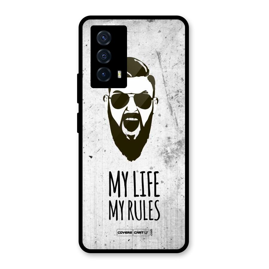 My Life My Rules Glass Back Case for Vivo iQOO Z5