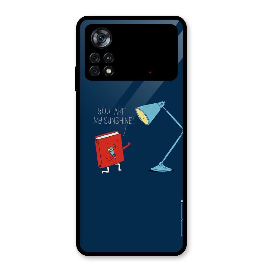 My Sunshine Glass Back Case for Poco X4 Pro 5G