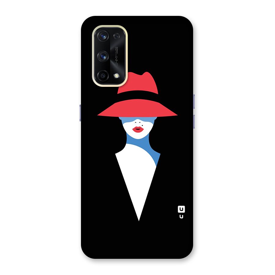 Mysterious Woman Illustration Glass Back Case for Realme X7 Pro