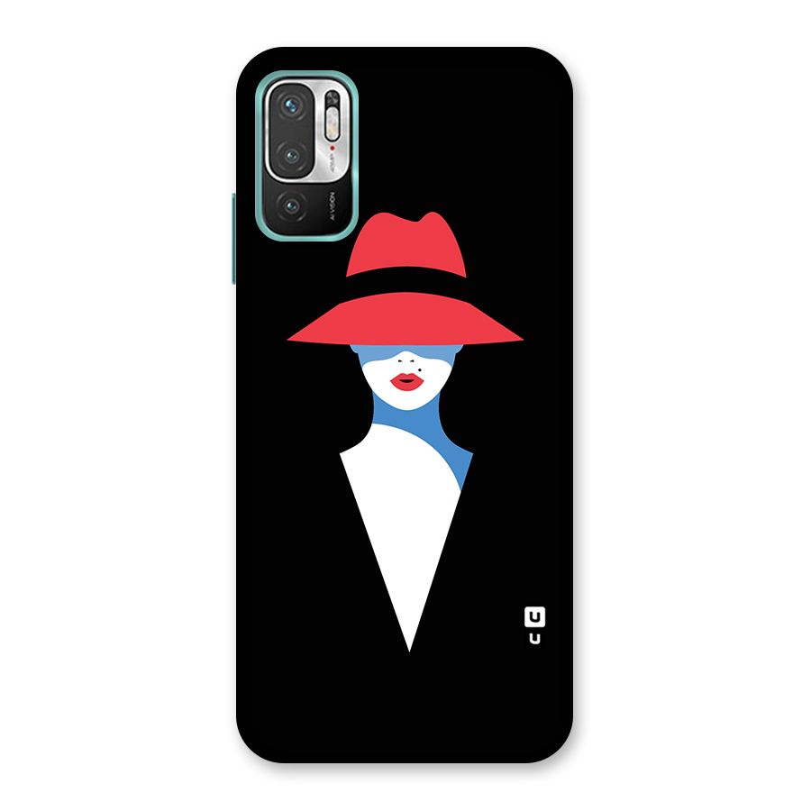 Mysterious Woman Illustration Back Case for Redmi Note 10T 5G
