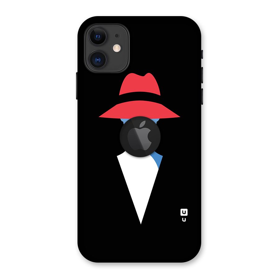 Mysterious Woman Illustration Back Case for iPhone 11 Logo Cut