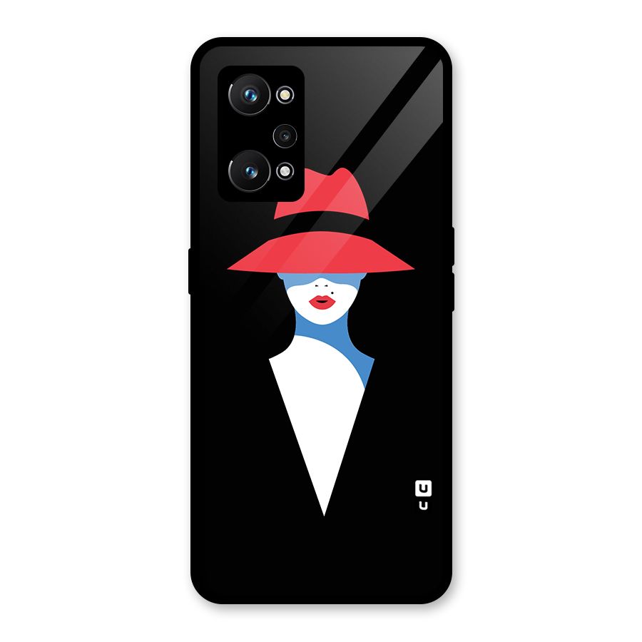 Mysterious Woman Illustration Glass Back Case for Realme GT Neo 3T
