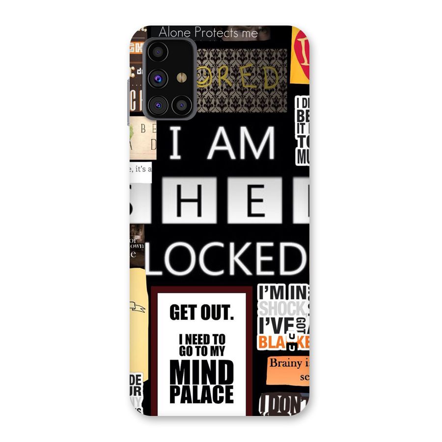 Mystery Pattern Back Case for Galaxy M31s