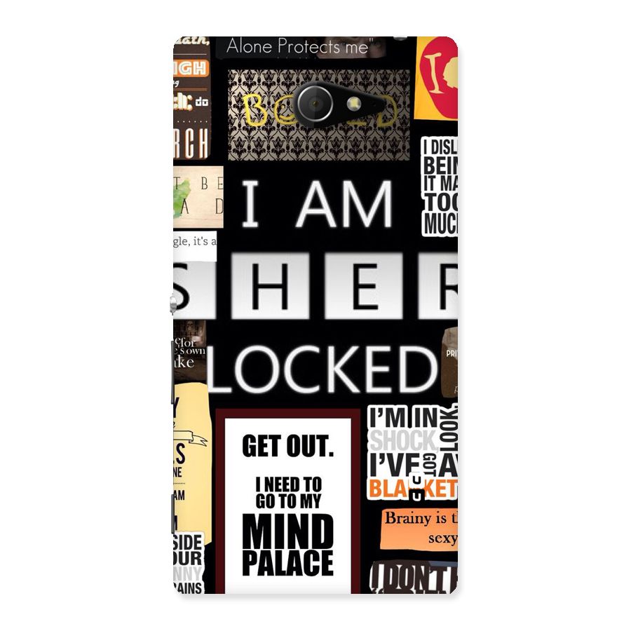 Mystery Pattern Back Case for Sony Xperia M2