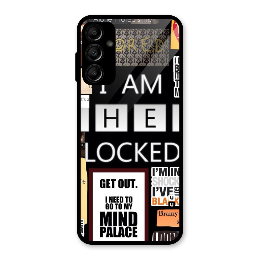 Mystery Pattern Glass Back Case for Galaxy A14 5G