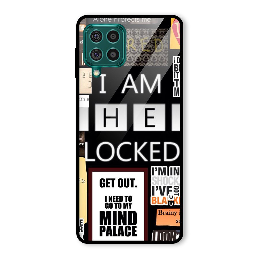 Mystery Pattern Glass Back Case for Galaxy F62