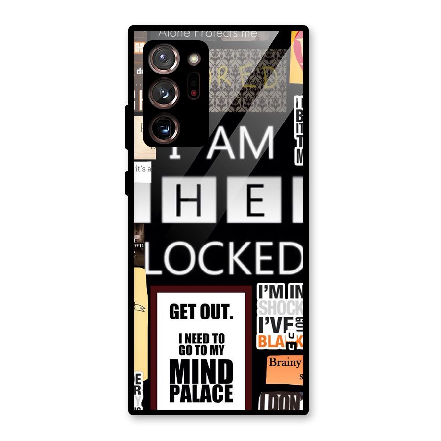 Mystery Pattern Glass Back Case for Galaxy Note 20 Ultra 5G