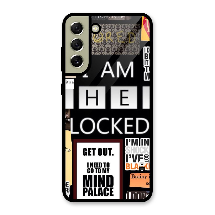 Mystery Pattern Glass Back Case for Galaxy S21 FE 5G