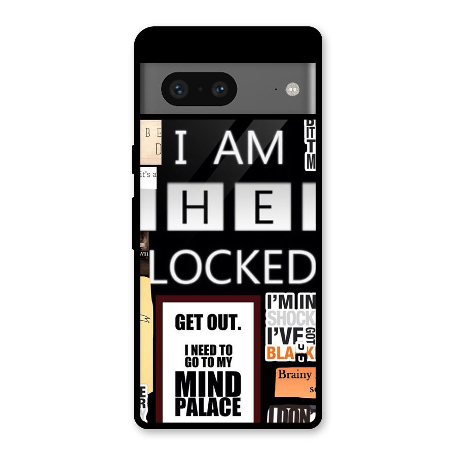 Mystery Pattern Glass Back Case for Google Pixel 7