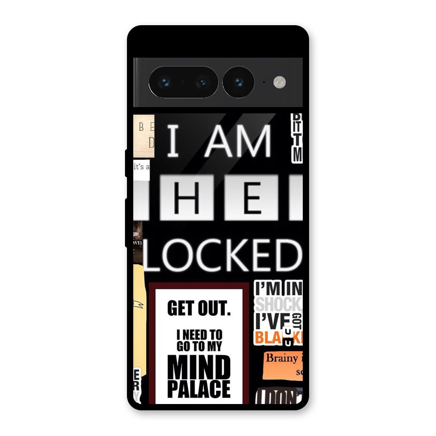 Mystery Pattern Glass Back Case for Google Pixel 7 Pro