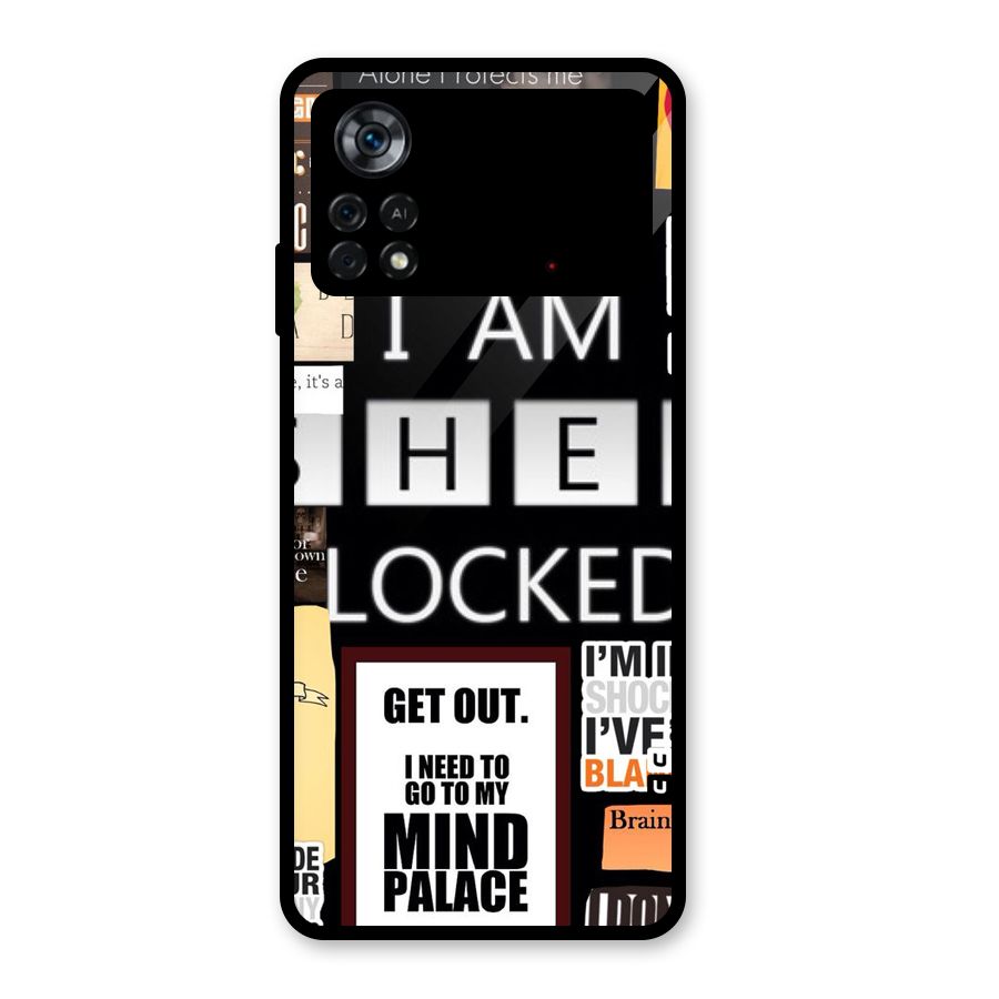 Mystery Pattern Glass Back Case for Poco X4 Pro 5G