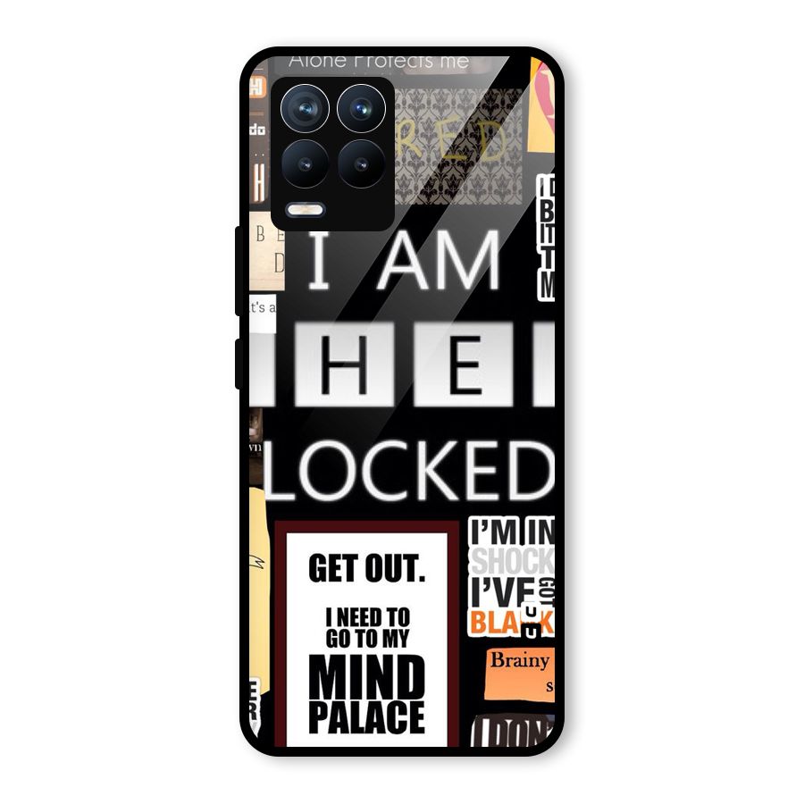 Mystery Pattern Glass Back Case for Realme 8