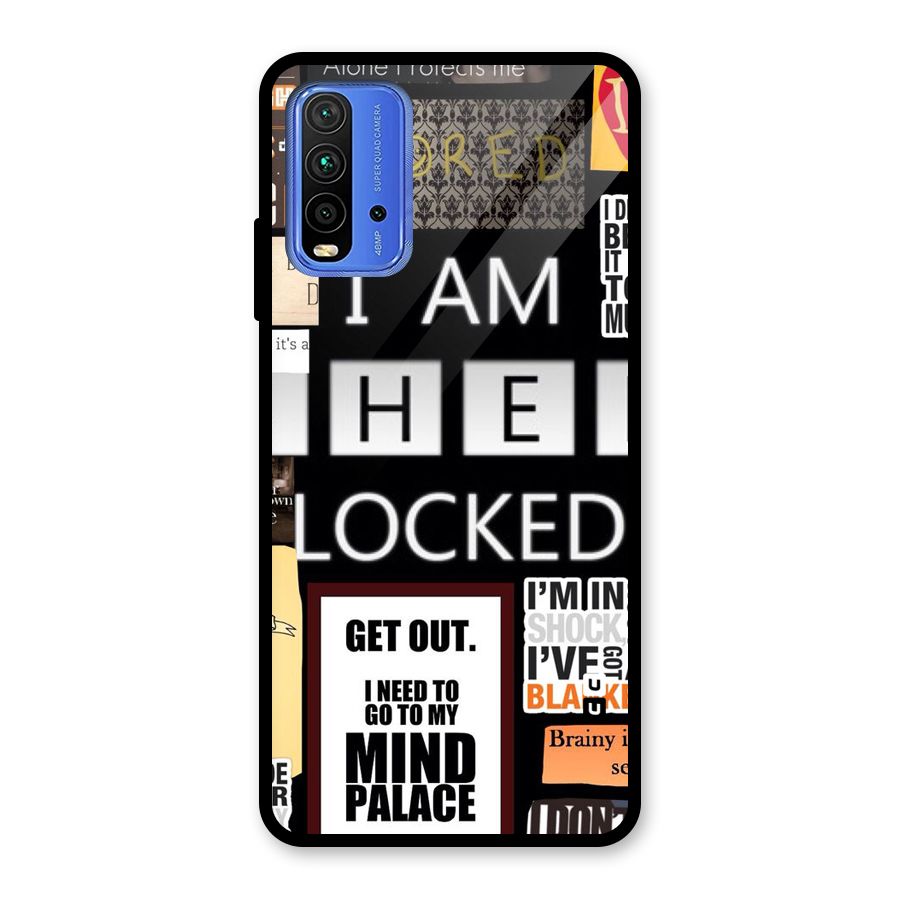 Mystery Pattern Glass Back Case for Redmi 9 Power
